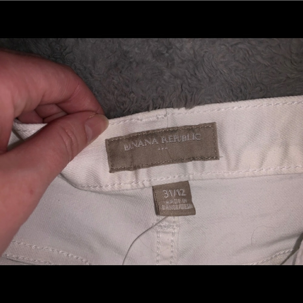 Banana Republic White Shorts